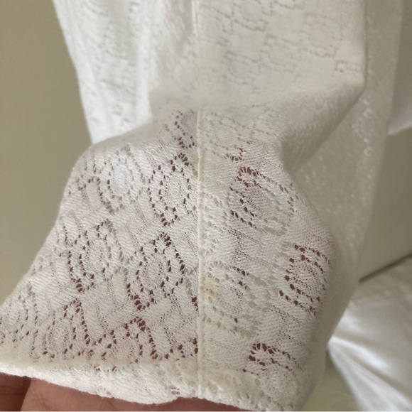 Free People Taylor Swift Daisy Lace Cutout Lattice Skater Dress Size 0 - Picture 7 of 8